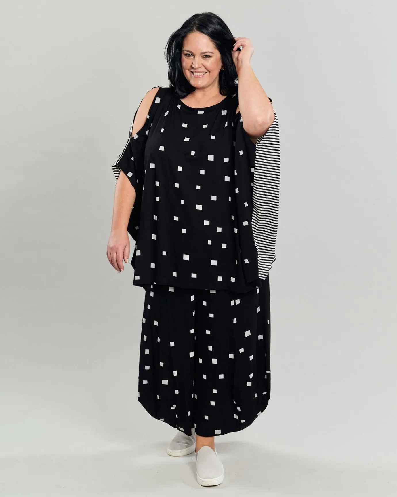 Women Alembika Plus<Abby Punto Pants, Squaresm