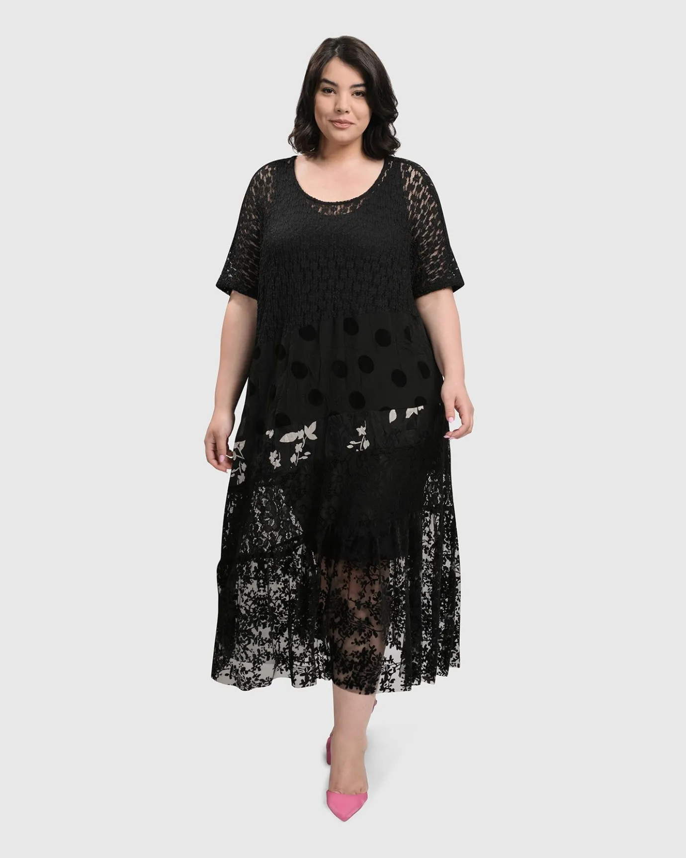 Women Alembika Plus<Adaline Dress, Lace