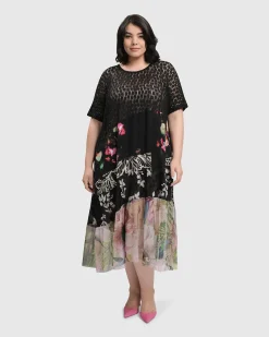 Women Alembika Dresses<Adaline Tiered Maxi Dress, Floral