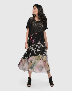 Women Alembika Plus<Adaline Tiered Maxi Dress, Floral