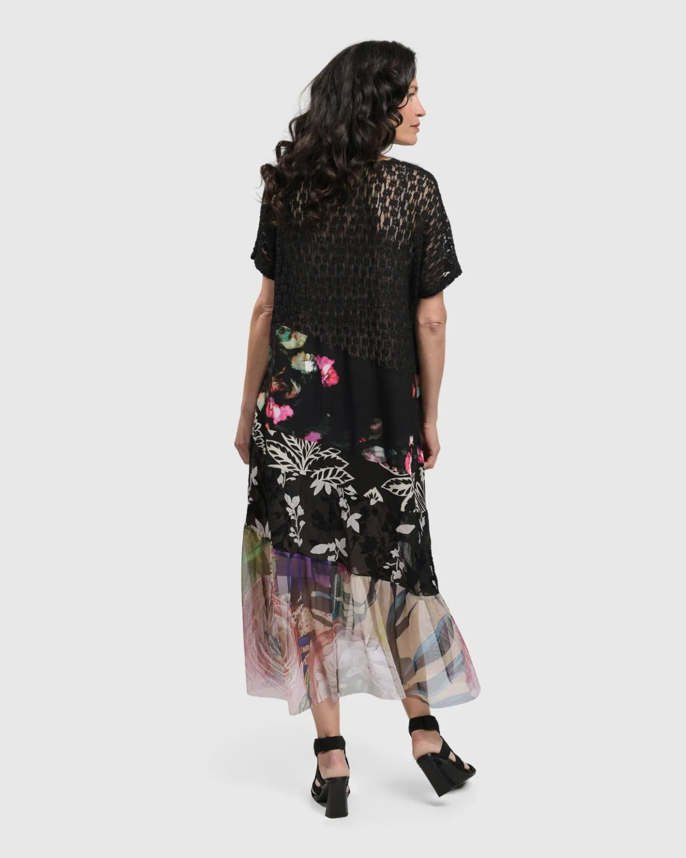 Women Alembika Plus<Adaline Tiered Maxi Dress, Floral