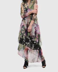 Women Alembika Plus<Adaline Tiered Maxi Skirt, Mix