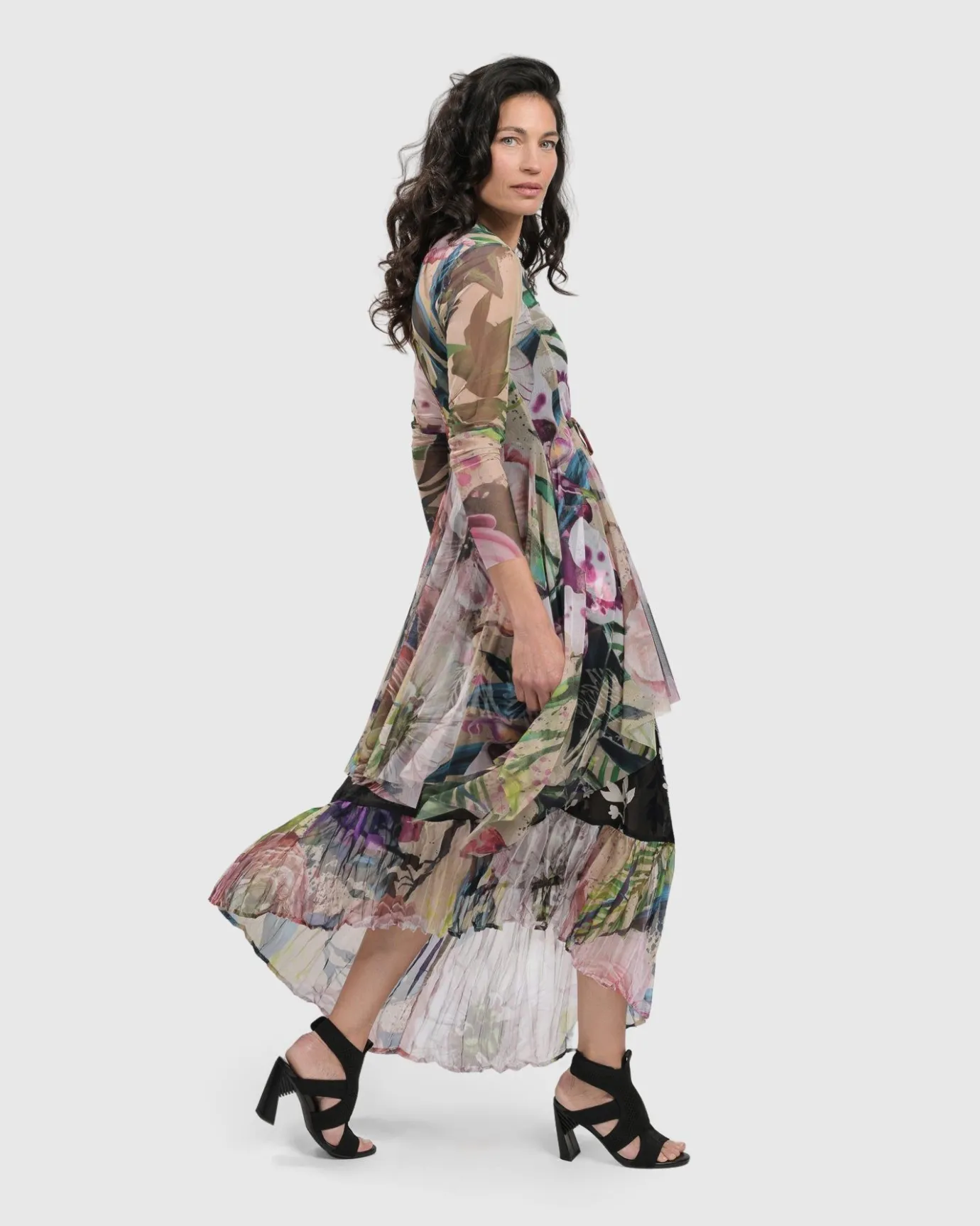 Women Alembika Plus<Adaline Tiered Maxi Skirt, Mix