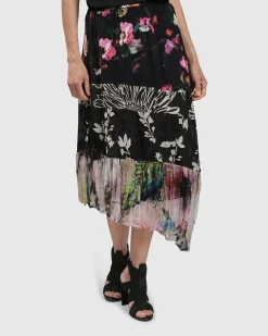 Women Alembika Pants & Skirts<Adaline Tiered Maxi Skirt, Mix