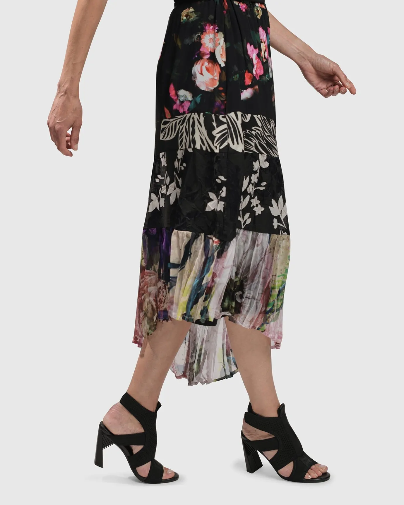 Women Alembika Pants & Skirts<Adaline Tiered Maxi Skirt, Mix