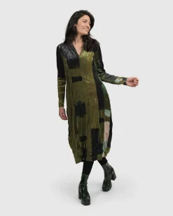 Women Alembika Plus<Al Fresco Cocoon Dress, Olive