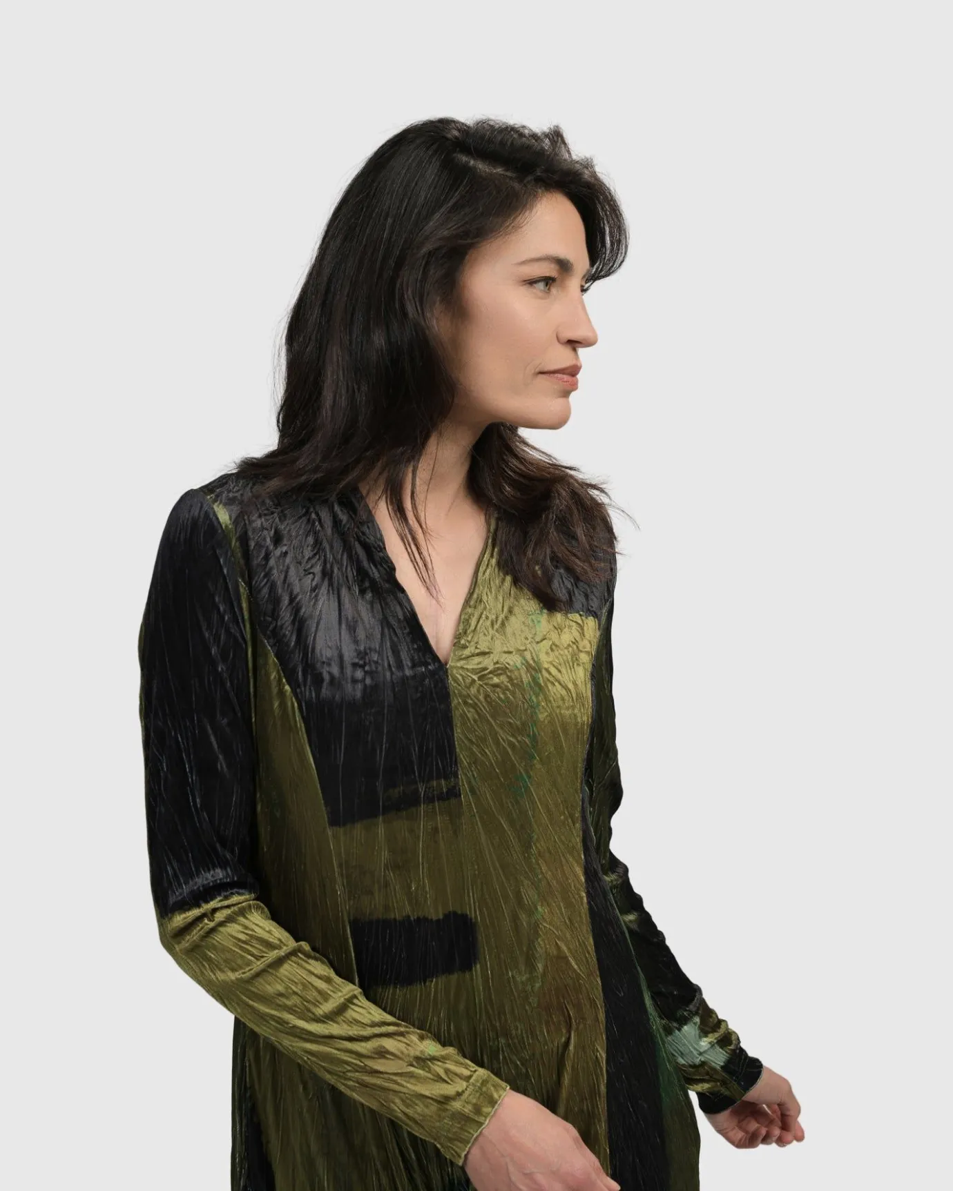 Women Alembika Plus<Al Fresco Cocoon Dress, Olive