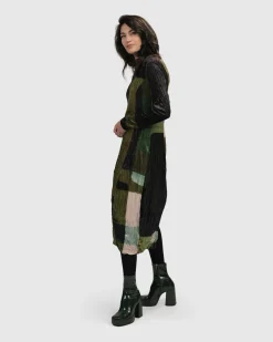 Women Alembika Plus<Al Fresco Cocoon Dress, Olive