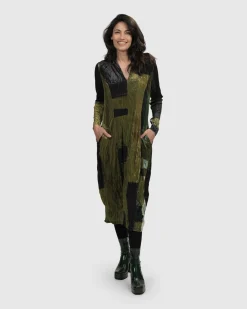 Women Alembika Dresses<Al Fresco Cocoon Dress, Olive
