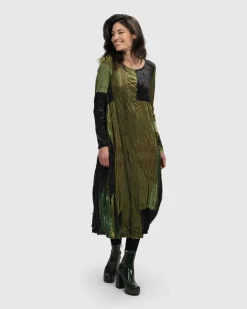 Women Alembika Plus<Al Fresco Maxi Dress, Olive