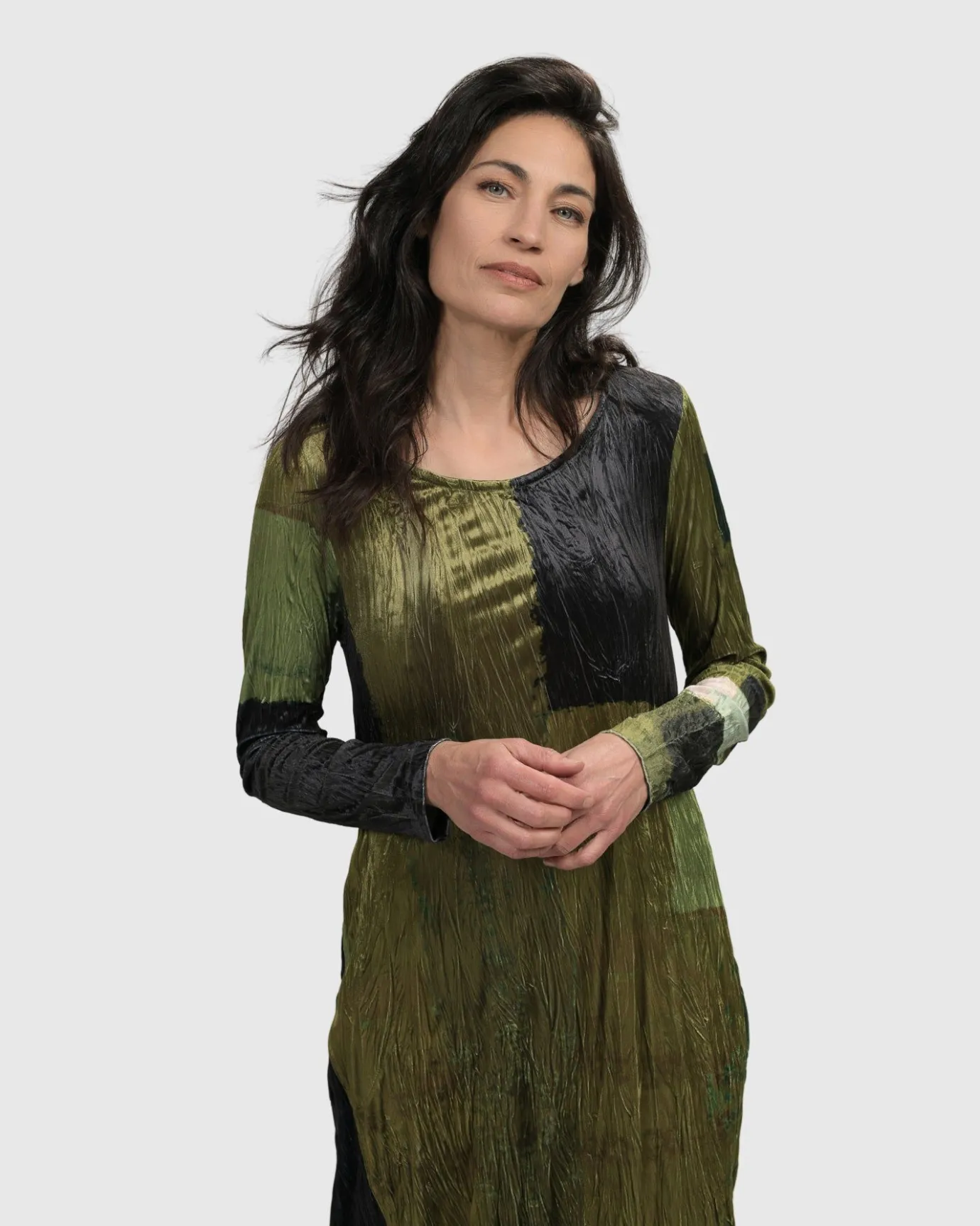 Women Alembika Plus<Al Fresco Maxi Dress, Olive