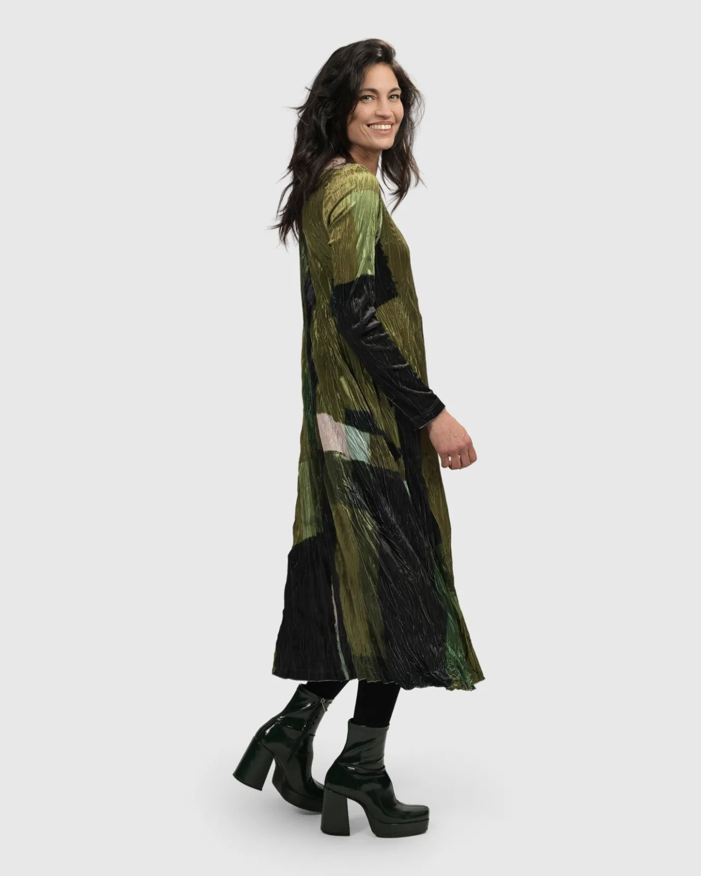 Women Alembika Plus<Al Fresco Maxi Dress, Olive
