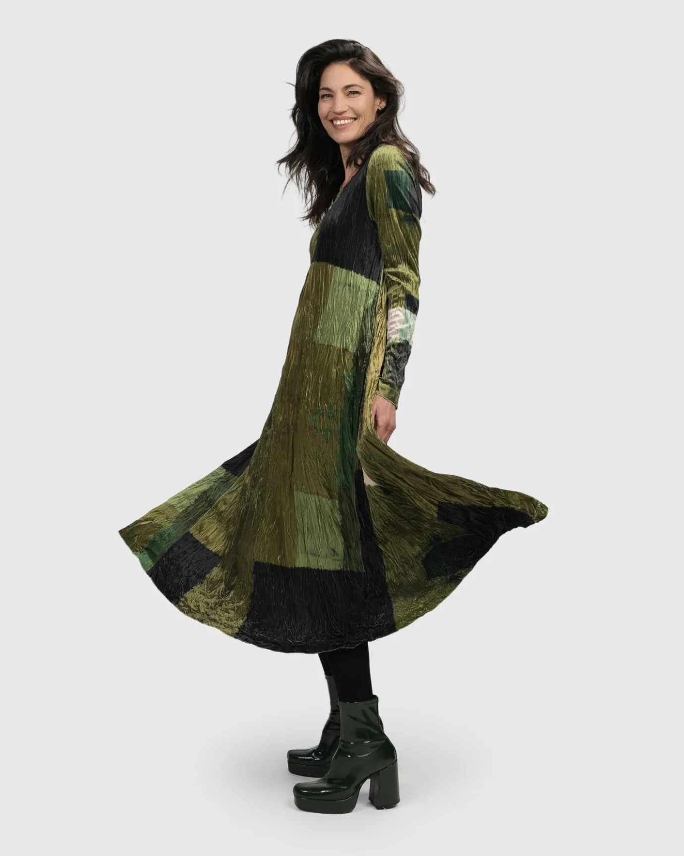 Women Alembika Plus<Al Fresco Maxi Dress, Olive