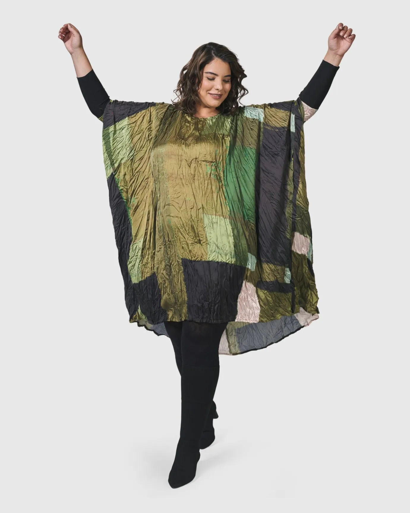 Women Alembika Dresses<Al Fresco Muumuu Dress, Olive