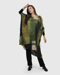 Women Alembika Dresses<Al Fresco Muumuu Dress, Olive