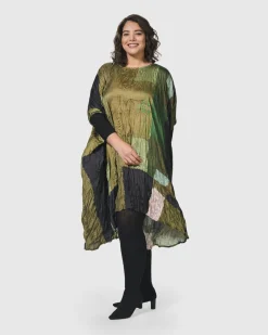 Women Alembika Dresses<Al Fresco Muumuu Dress, Olive