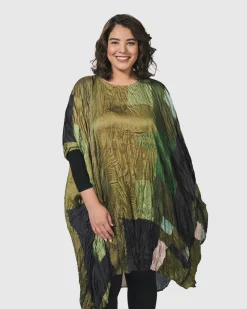 Women Alembika Dresses<Al Fresco Muumuu Dress, Olive