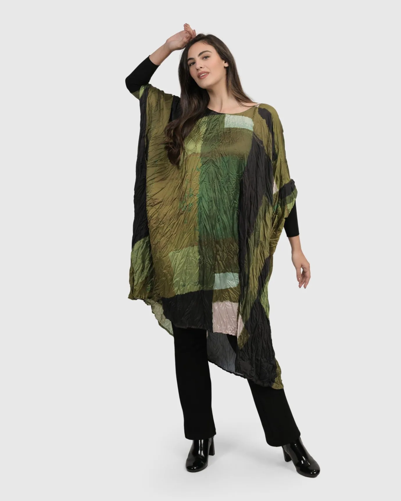 Women Alembika Plus<Al Fresco Muumuu Dress, Olive