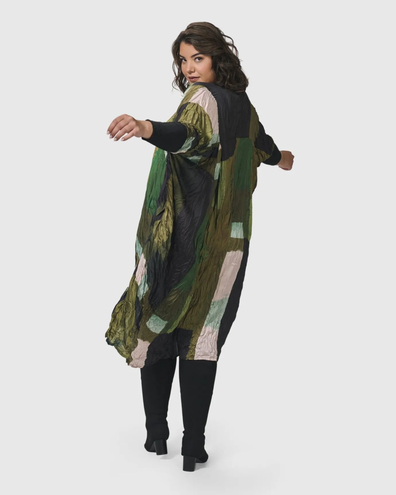 Women Alembika Plus<Al Fresco Muumuu Dress, Olive