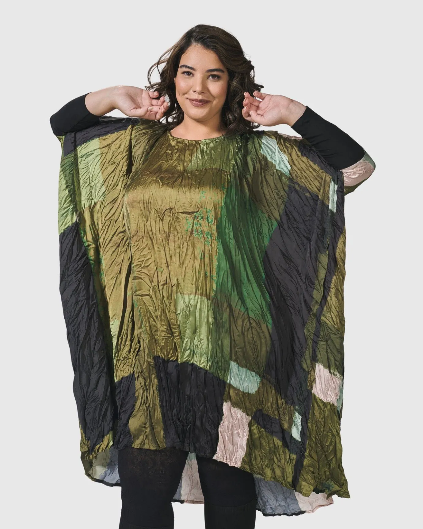 Women Alembika Plus<Al Fresco Muumuu Dress, Olive