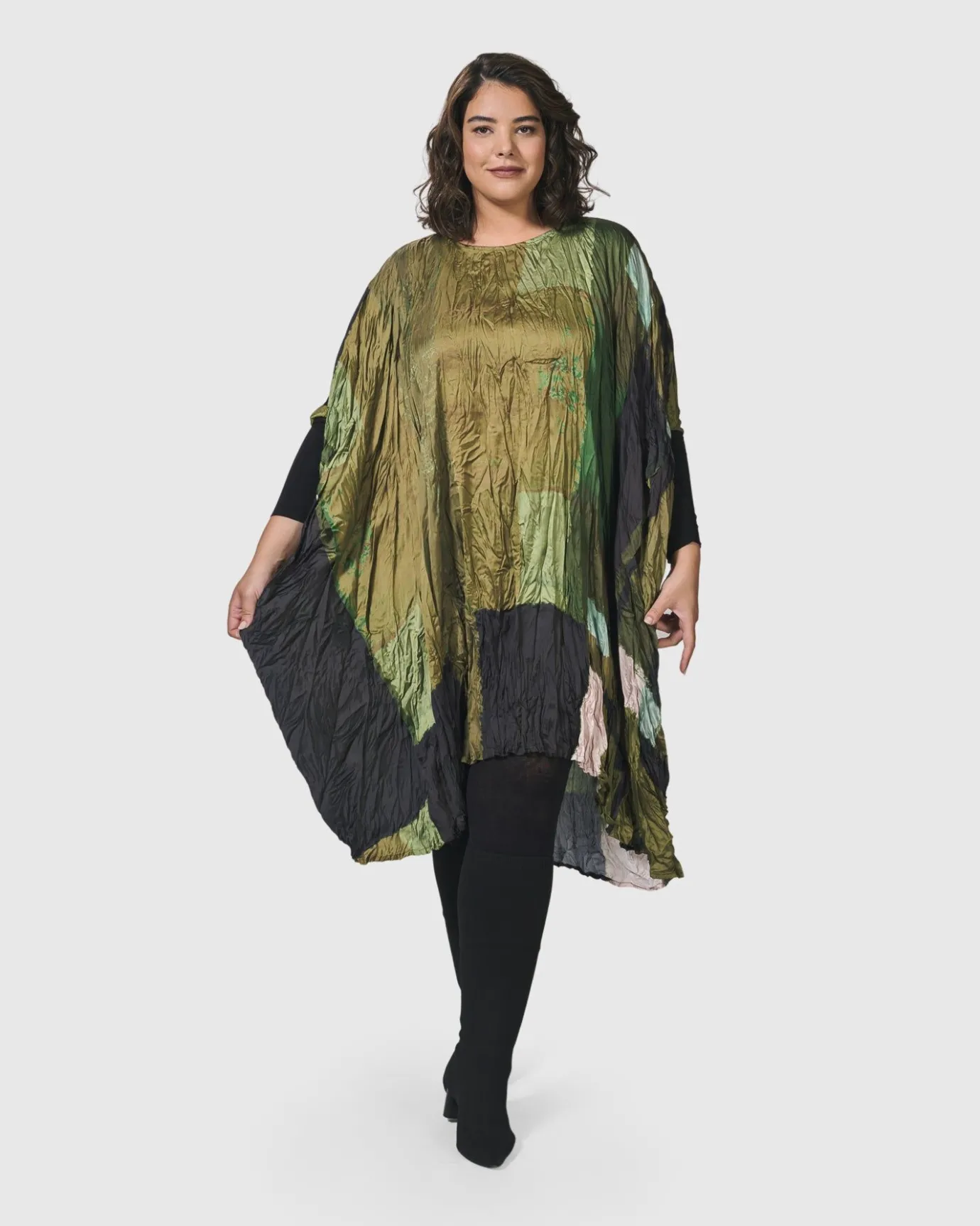 Women Alembika Plus<Al Fresco Muumuu Dress, Olive
