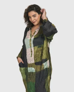 Women Alembika Dresses<Al Fresco Shirt Dress, Olive