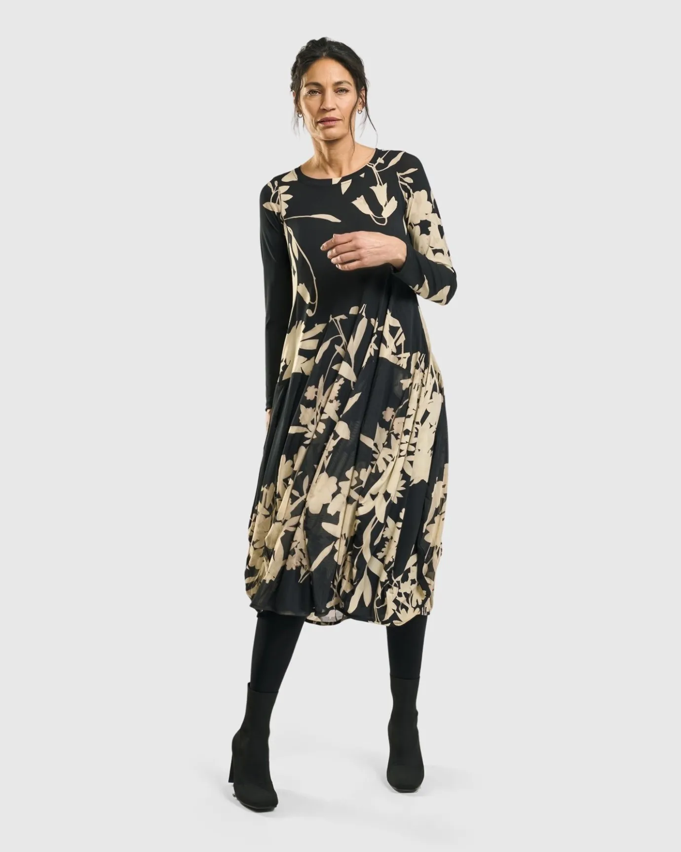 Women Alembika Dresses<Amber Cocoon Dress, Floral