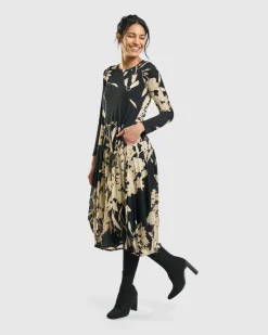 Women Alembika Dresses<Amber Cocoon Dress, Floral