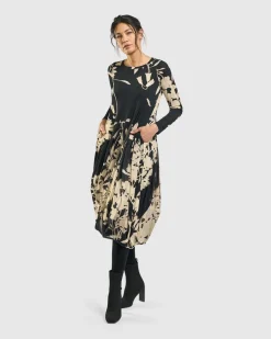 Women Alembika Dresses<Amber Cocoon Dress, Floral