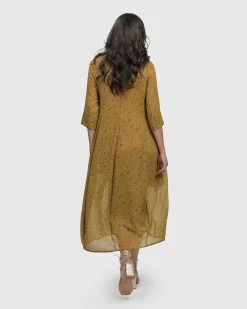 Women Alembika Dresses<Amelie V-Neck Caftan, Meadow
