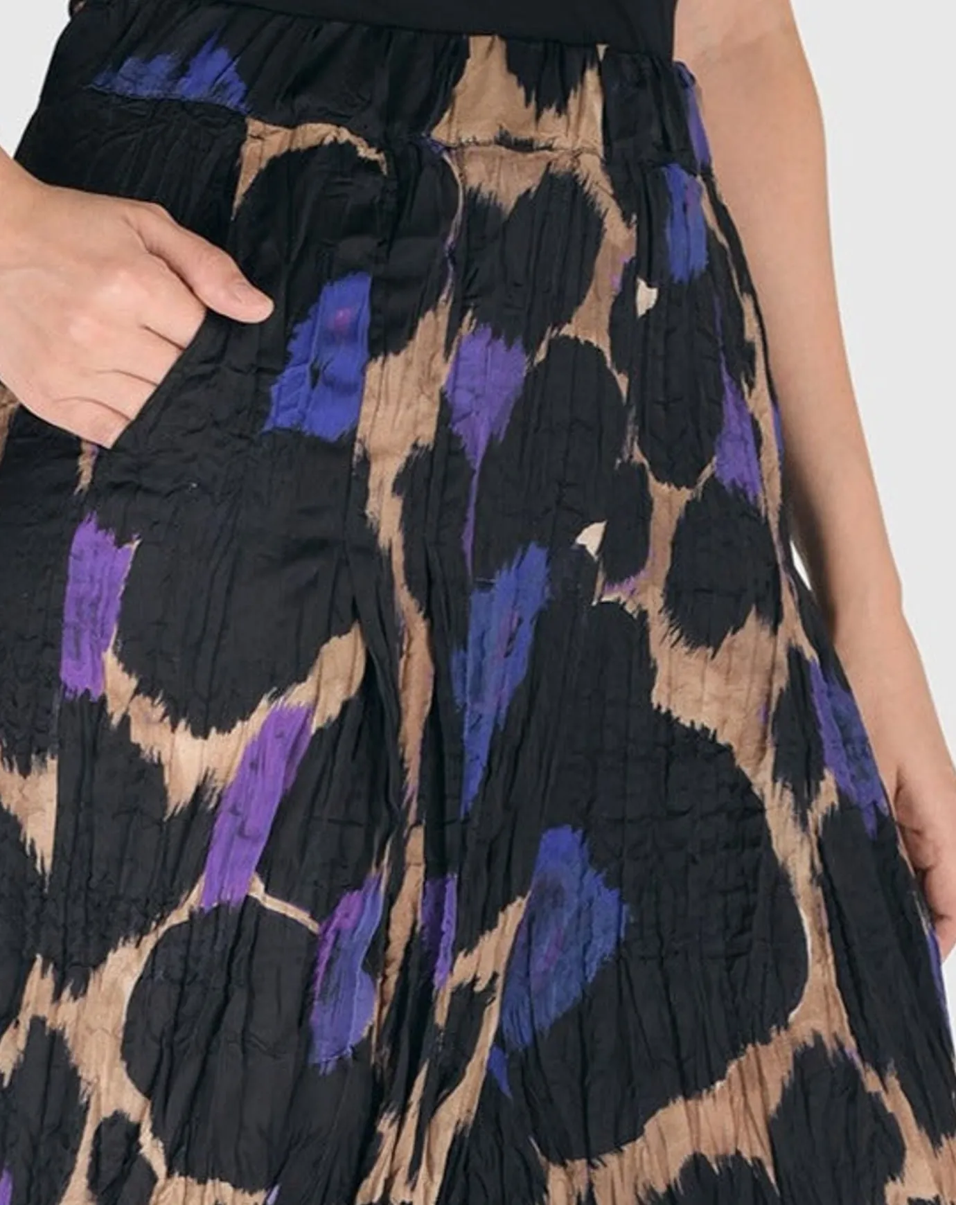 Women Alembika Plus<Amethyst Crinkle Palazzo Pants, Multi