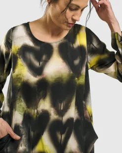 Women Alembika Plus<Amore Tunic Top, Hearts