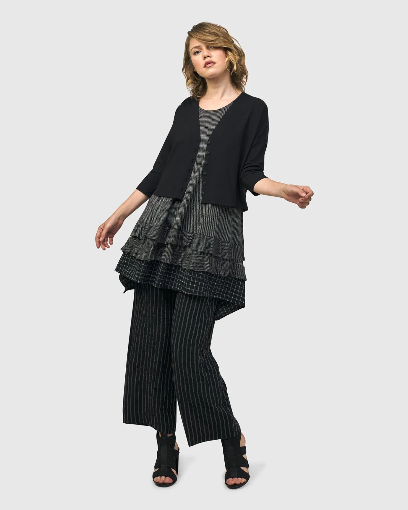 Women Alembika Jackets<Andromeda Cropped Cardigan, Stripes