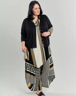 Women Alembika Plus<Ani Sleeveless Tunic Top, Stripes