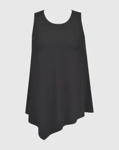 Women Alembika Plus<Ani Sleeveless Tunic Top, Black