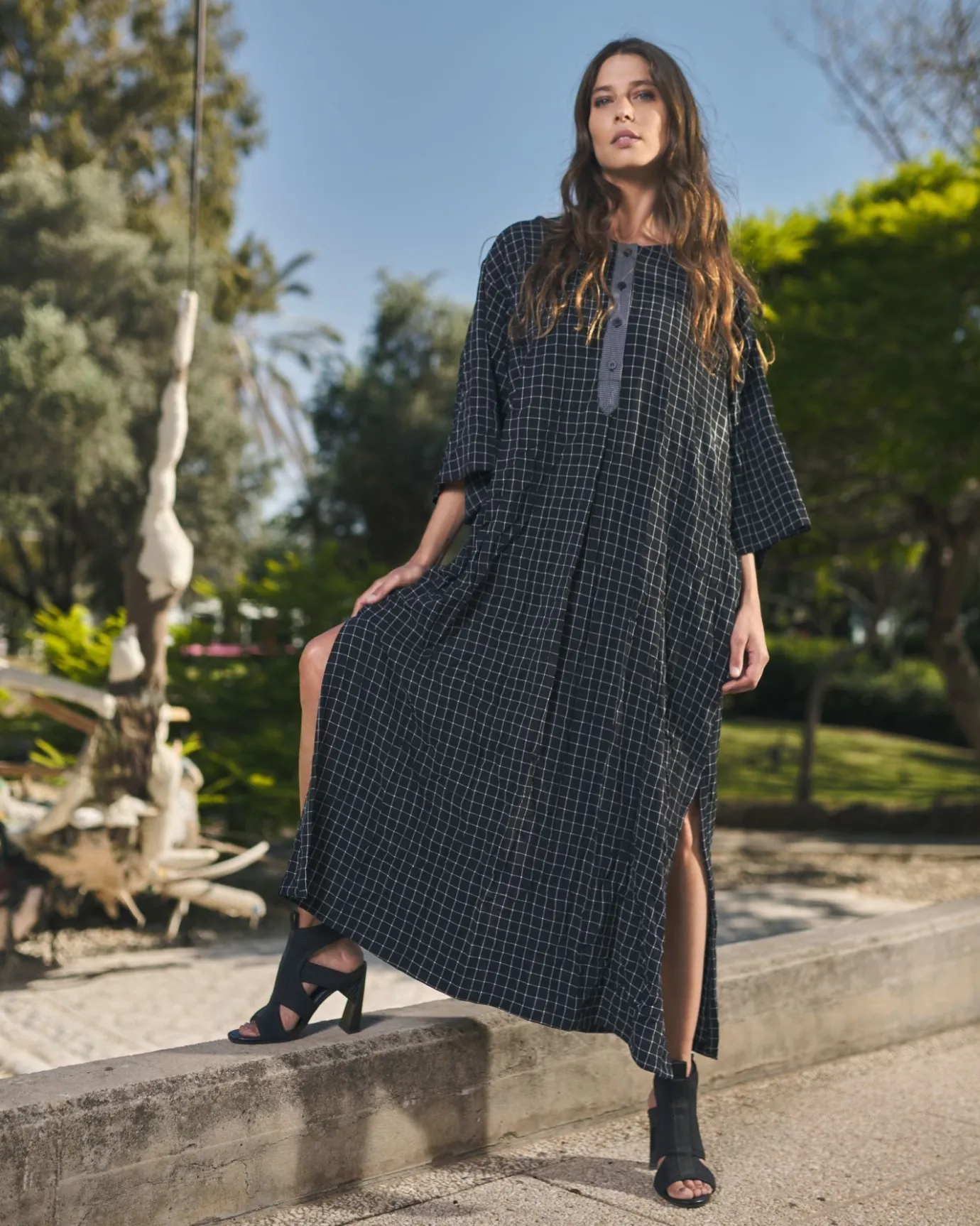 Women Alembika Plus<Aphrodite Caftan Dress, Net