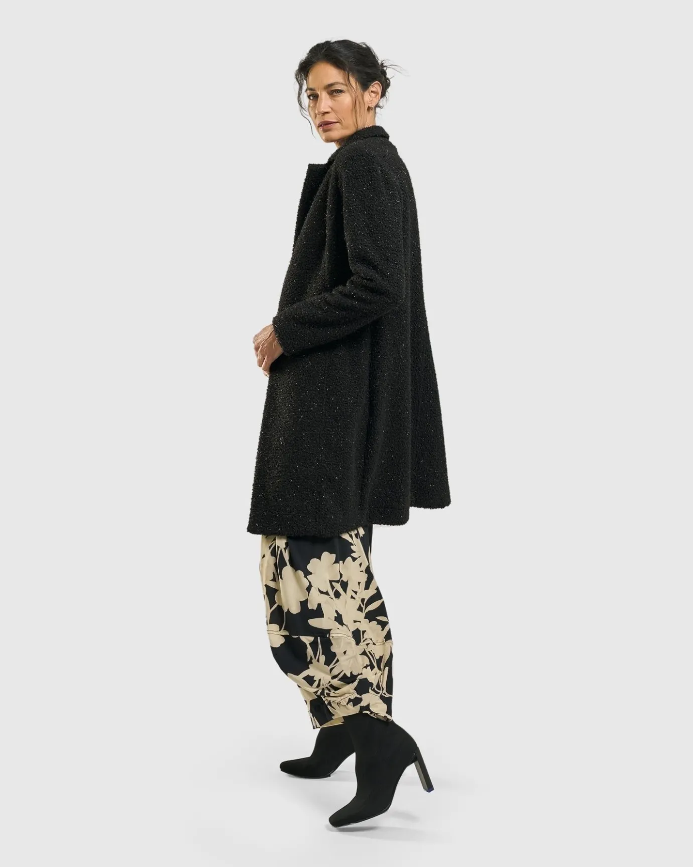 Women Alembika Jackets<Aquarius Cardigan Jacket, Charcoal