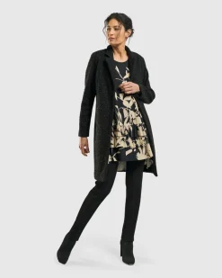 Women Alembika Jackets<Aquarius Cardigan Jacket, Charcoal