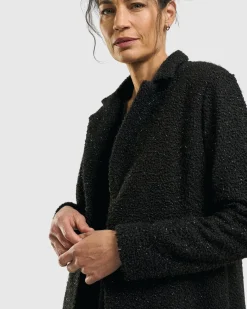 Women Alembika Plus<Aquarius Cardigan Jacket, Charcoal