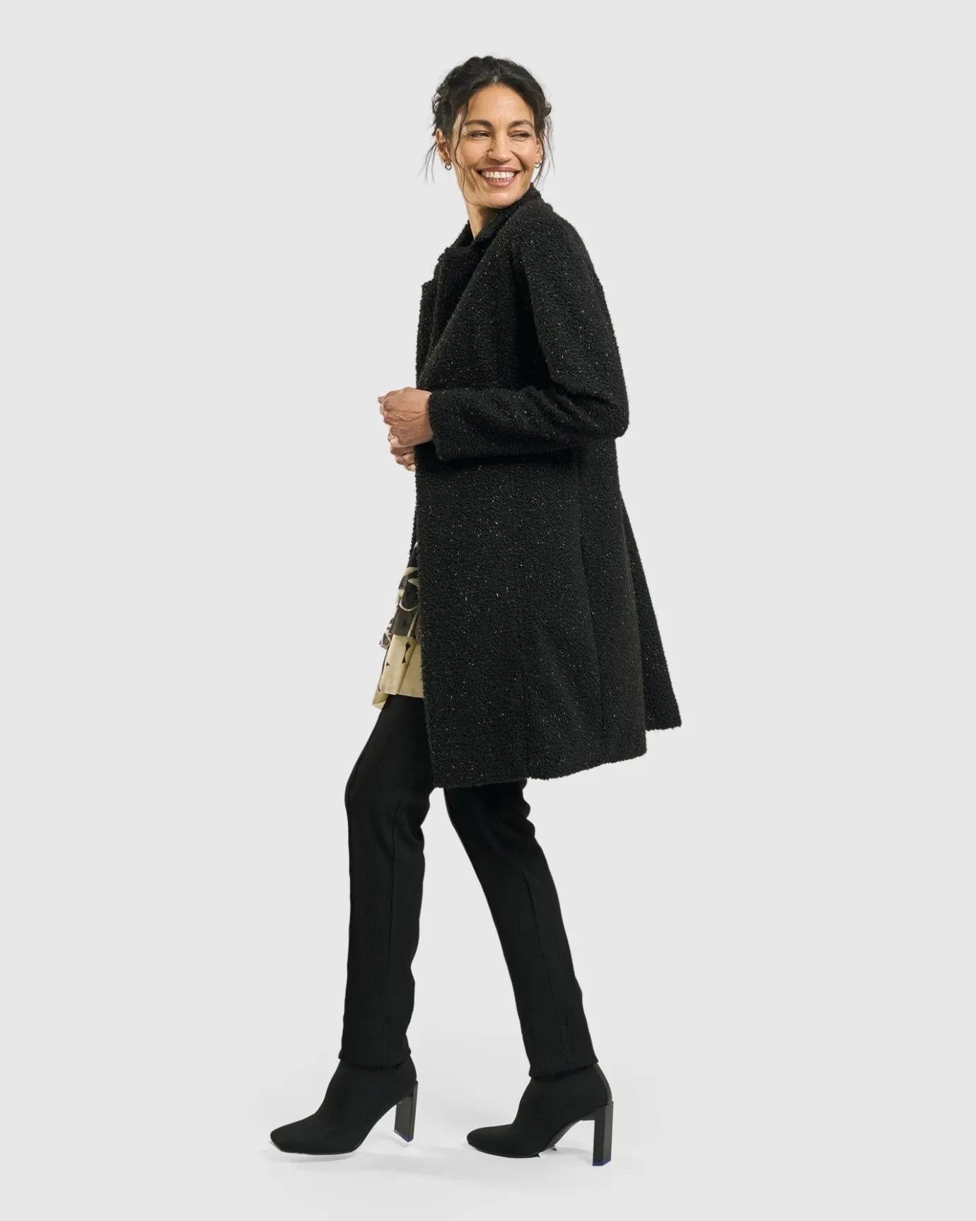 Women Alembika Plus<Aquarius Cardigan Jacket, Charcoal