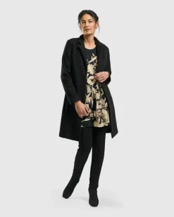 Women Alembika Plus<Aquarius Cardigan Jacket, Charcoal