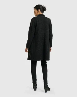 Women Alembika Plus<Aquarius Cardigan Jacket, Charcoal