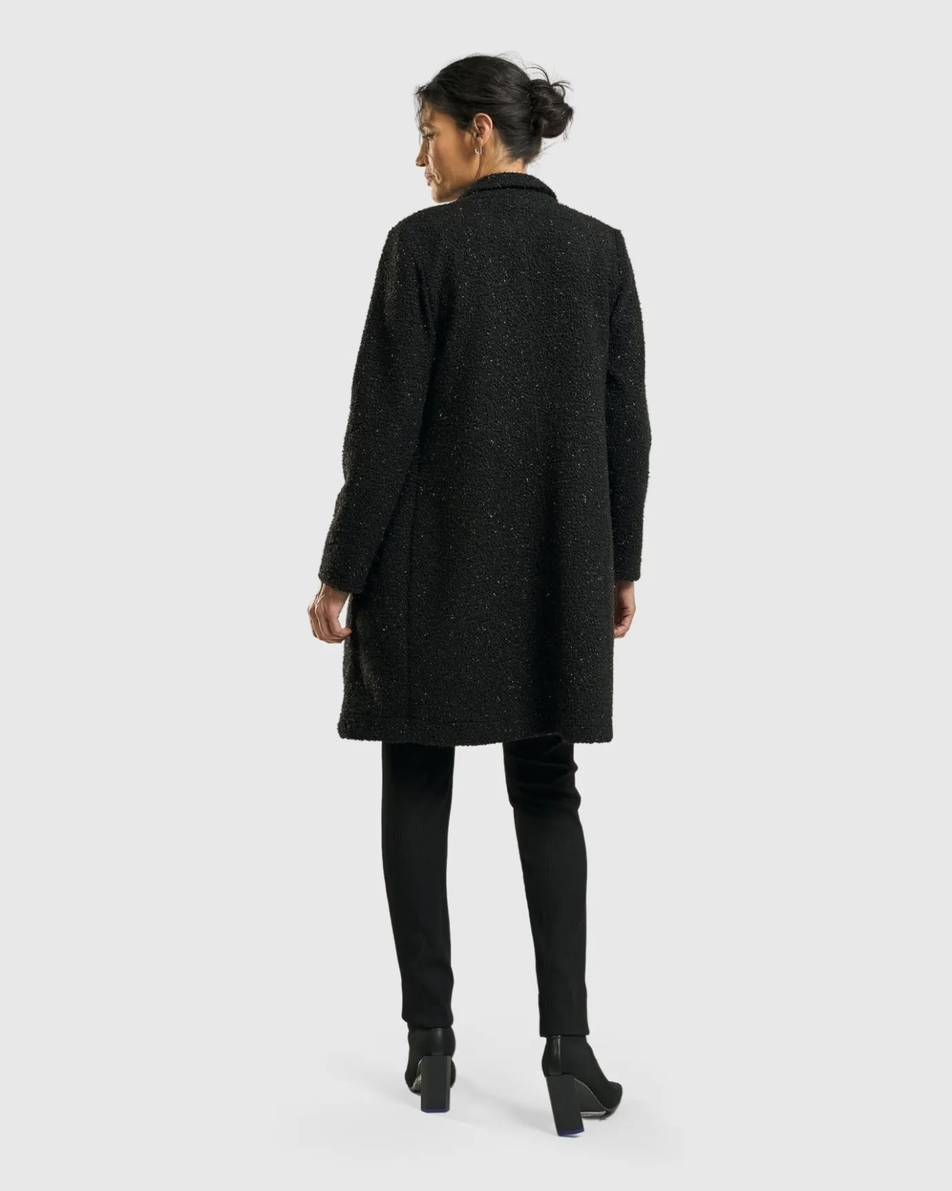 Women Alembika Plus<Aquarius Cardigan Jacket, Charcoal