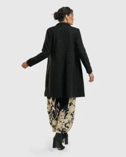 Women Alembika Plus<Aquarius Cardigan Jacket, Charcoal
