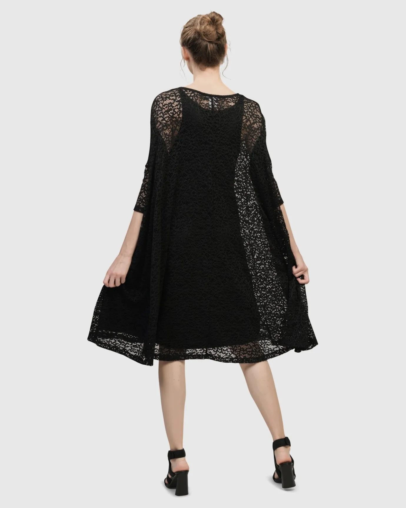 Women Alembika Dresses<Artemis Trapeze Dress, Black