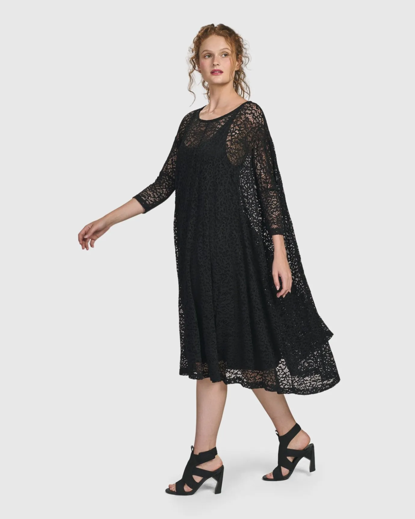Women Alembika Dresses<Artemis Trapeze Dress, Black
