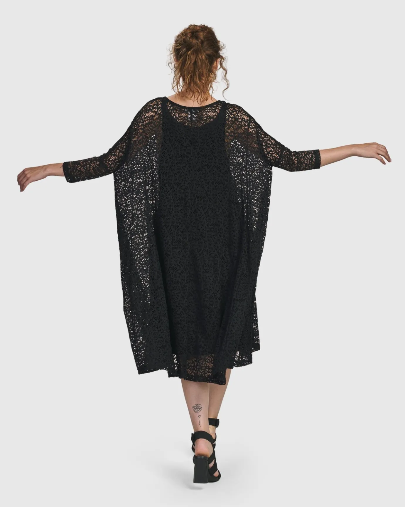 Women Alembika Plus<Artemis Trapeze Dress, Black