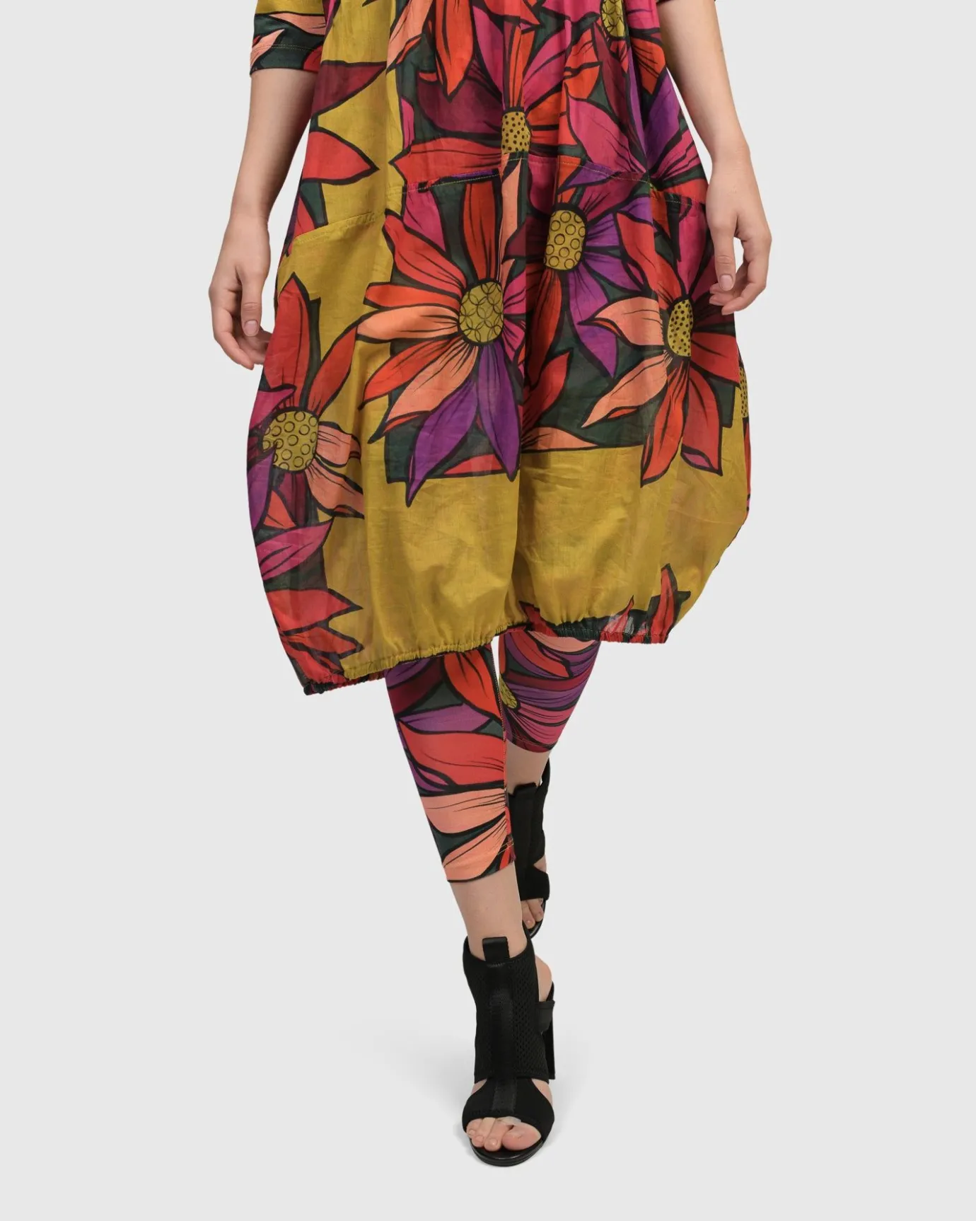 Women Alembika Pants & Skirts<Artisan Leggings, Bouquet