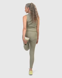 Women Alembika Tops & Tunics<Asana High-Neck Top, Nature