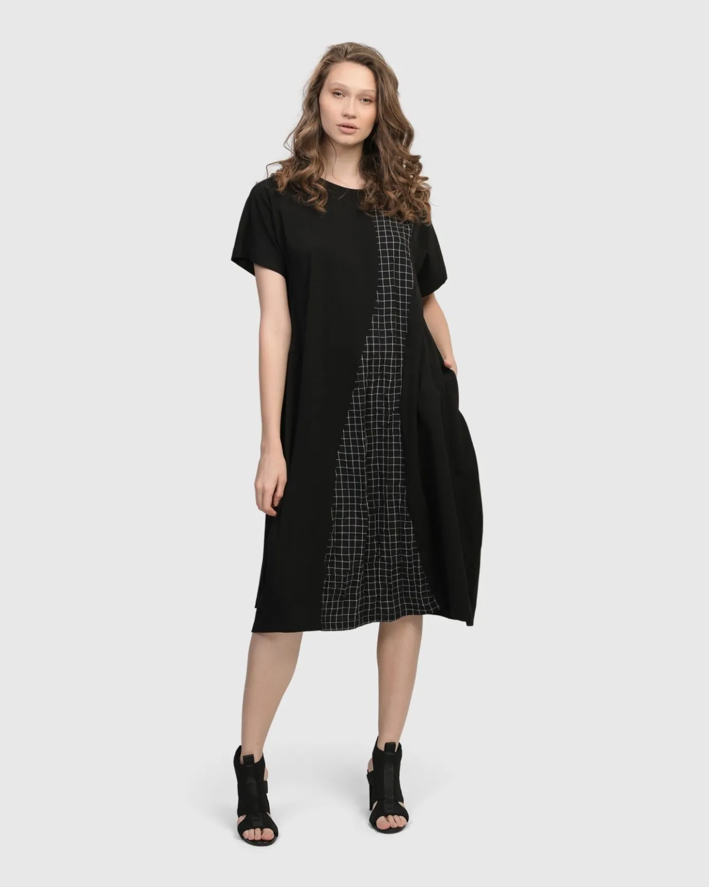 Women Alembika Dresses<Athena Relaxed Cocoon Dress, Net